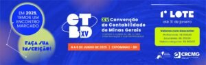 XV Convenção de Contabilidade de Minas Gerais 2025. O evento foi oficialmente lançado em 3 de julho e já está em fase de preparação
