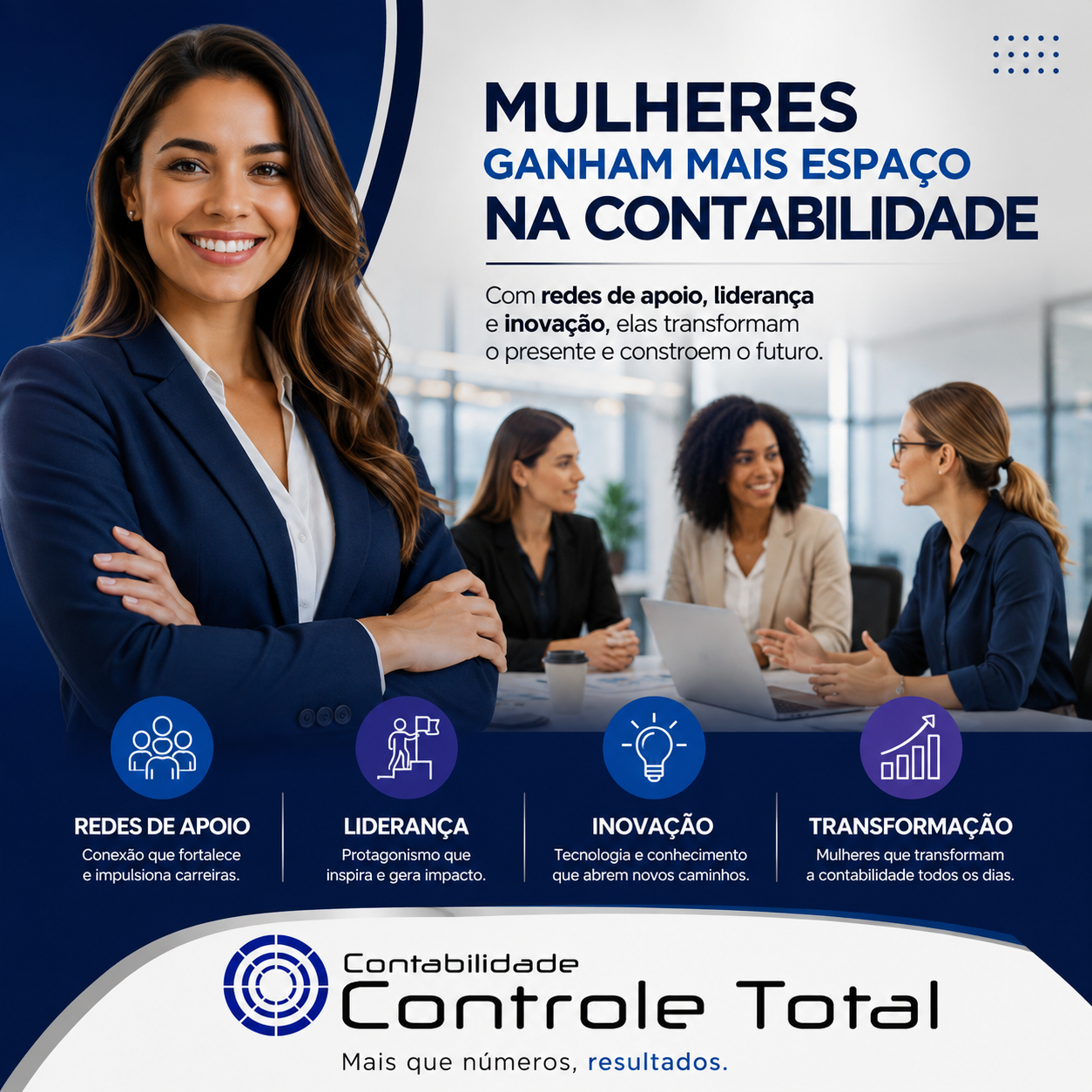 Mulheres Ganham Mais Espaço na Contabilidade com Redes de Apoio, Liderança e Inovação