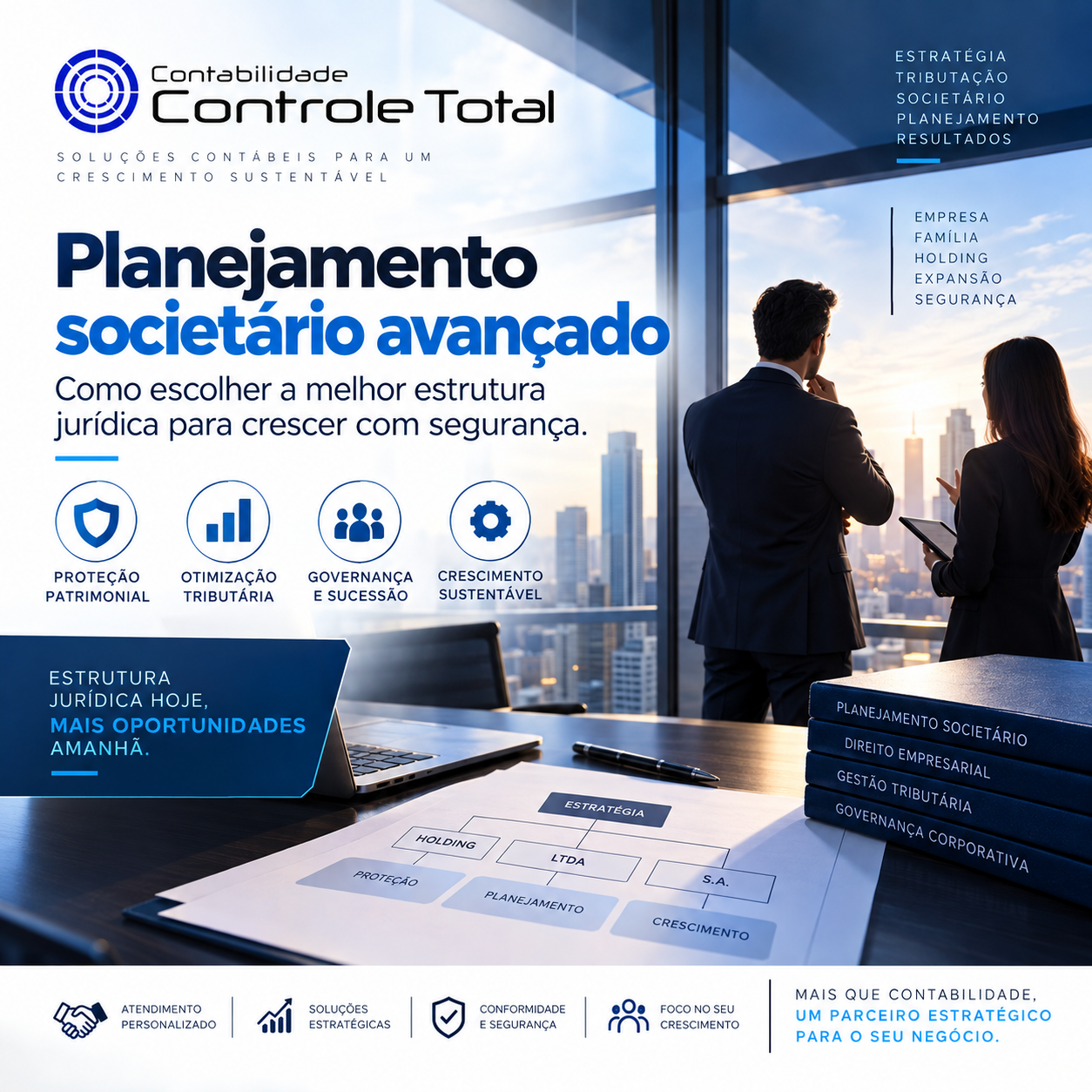Planejamento societário avançado como escolher a melhor estrutura jurídica para crescer com segurança